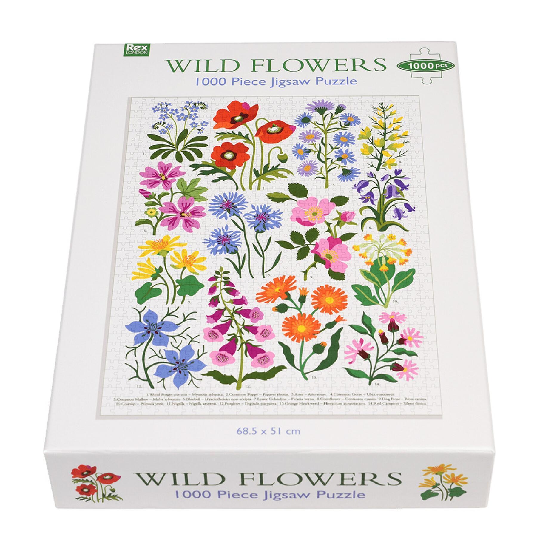 Puzzle de 1000 piezas Rex London Wild Flowers