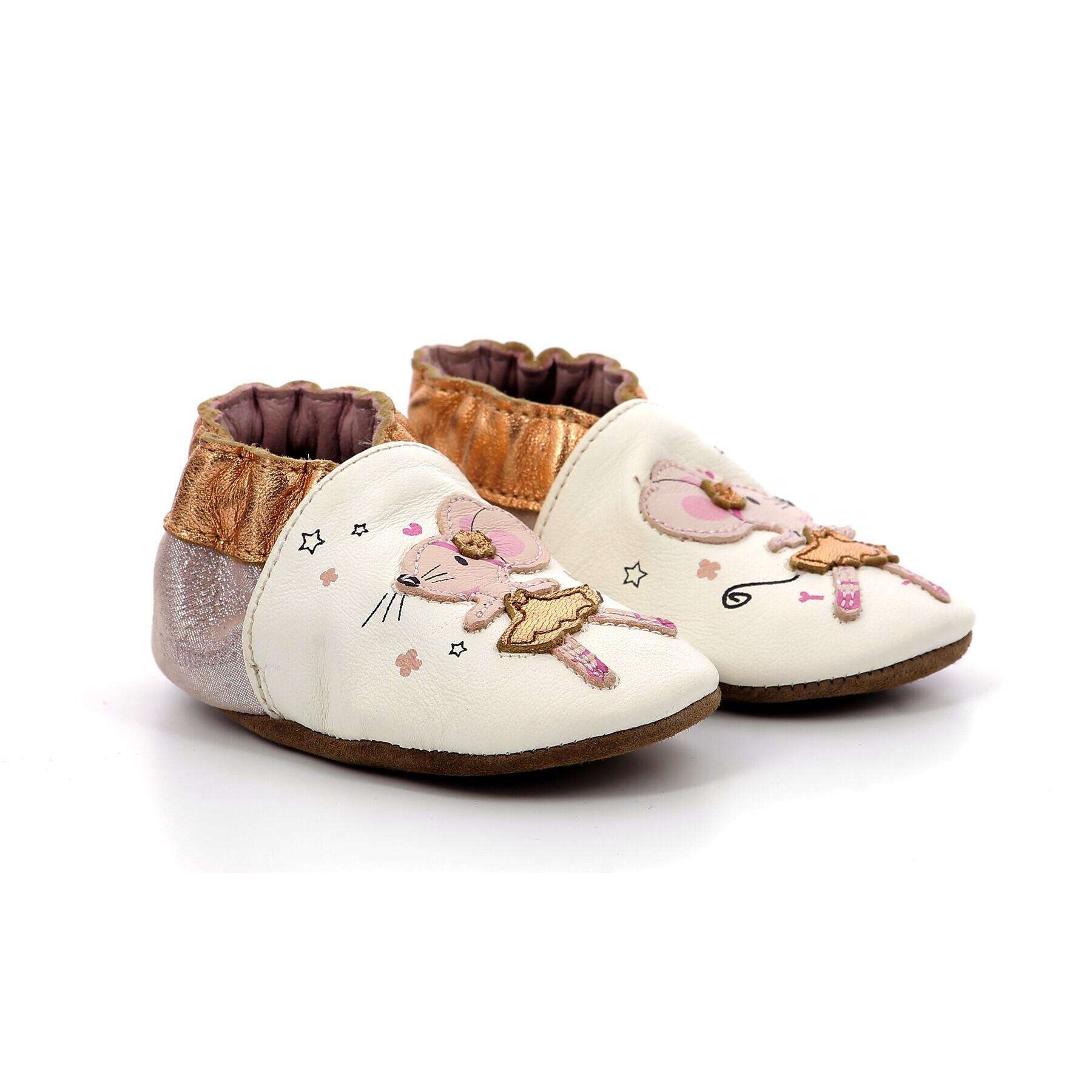 Zapatillas de casa para bebé niña Robeez Dancing Mouse