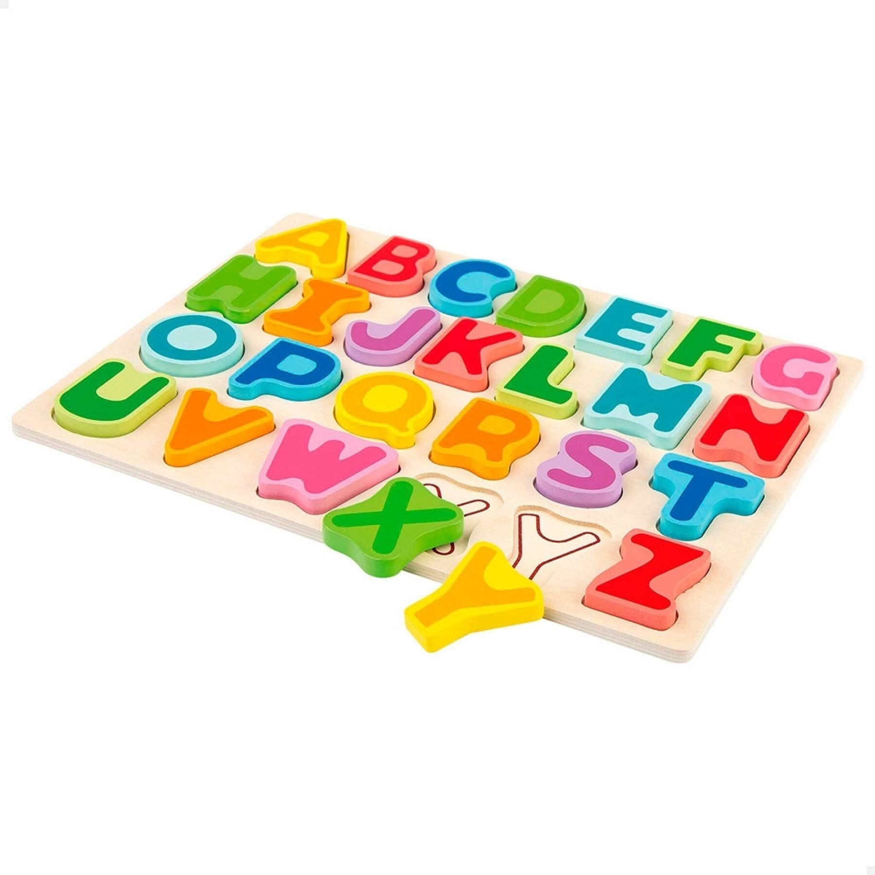 Puzzles en letras de madera de encaje Woomax Eco