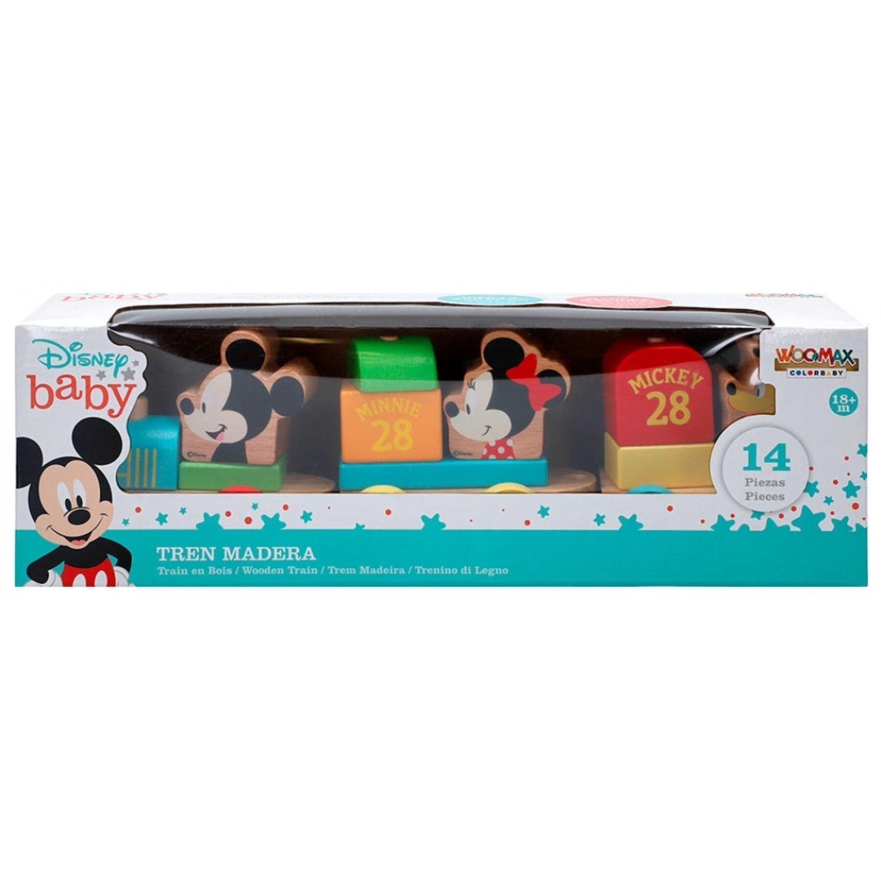 Tren de madera Woomax Mickey Mouse Eco