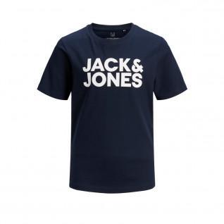 Camiseta niños cuello redondo Jack & Jones ecorp logo