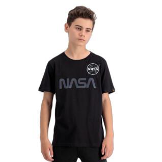 Camiseta para niños Alpha Industries NASA Rainbow Reflective