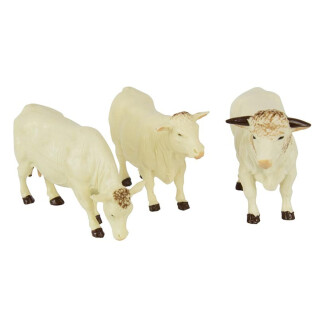 Estatuilla de vaca charolesa Britains Farm Toys
