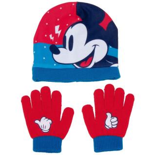 Conjunto de gorro y guantes para niños Disney