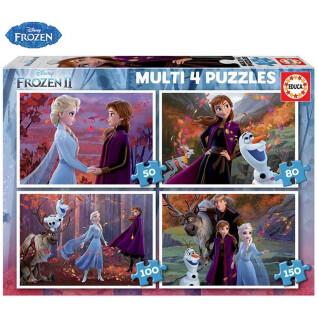 Puzzle de 20-80 piezas Frozen Multi 4