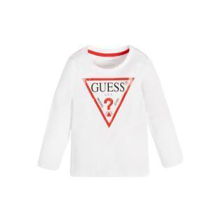 Camiseta de manga larga para niños Guess Core