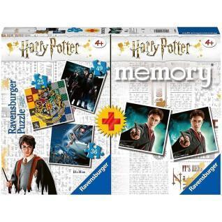 Puzzle triple + memory pack Harry Potter