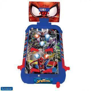 Pinball Spiderman con efectos de luz y sonido Lexibook