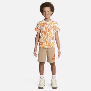Conjunto de pantalón corto y camiseta para niños Nike Toss