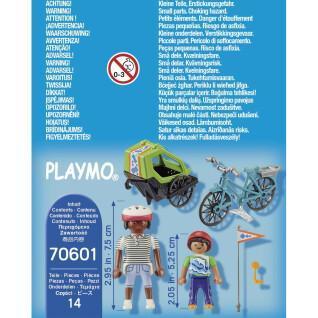 Madre ciclista e hijos Playmobil