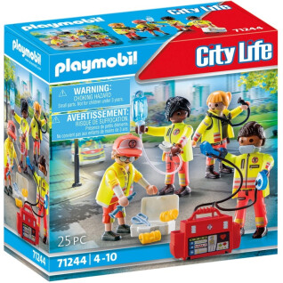 Juegos de construcción para el equipo de primeros auxilios Playmobil