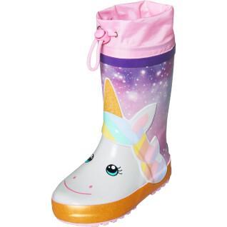 Botas de lluvia de goma para bebé niña Playshoes Unicorn
