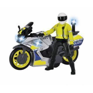 Figurita de moto de policía Sos Smoby Dickie