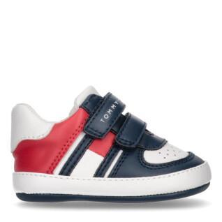 Zapatillas con velcro para bebé niña Tommy Hilfiger Blue/White/Red