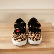 Zapatillas de deporte para chicas Bons Baisers de Paname Mini Edith-Leopard