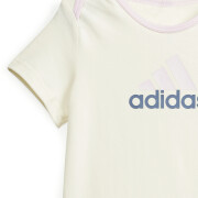 Conjunto de body y gorro para bebé adidas Essentials Big Logo