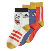 Calcetines infantiles adidas Disney Litte Kids Mickey Mouse (x3)