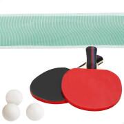 Juego de tenis de mesa con red en estuche Aktive Sports