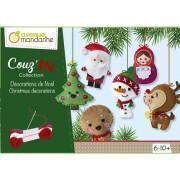 Kit de costura de decoración navideña Avenue Mandarine Mini Couz'IN