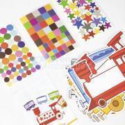 Caja creativa - pegatinas educativ' de clasificación por colores Avenue Mandarine