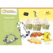Recetario creativo y accesorio happy cakes dinosaurios Avenue Mandarine