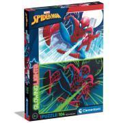 Puzzle de neón de 104 piezas Clementoni Spiderman