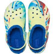 Zuecos para niños Crocs Classic Lined Marbled