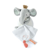 Marioneta elefante con peluche Doudou & compagnie 15 cm