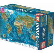 Puzzle de 12.000 piezas Educa Maravillas Del Mundo