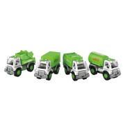 Reciclaje de camiones de fricción 4 modelos Fantastiko