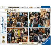 Puzzles de 4 x 100 piezas gigante Harry Potter