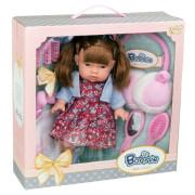 Muñeca con accesorios de belleza Ledy Toys 31 cm