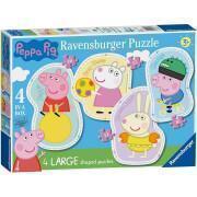 Puzzle progresivo de 10-12-14-16 piezas Peppa Pig