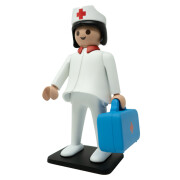 Figura de enfermera vintage Plastoy Playmobil