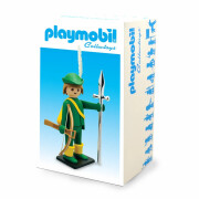 Estatuilla vintage del joven arcabucero Plastoy Playmobil