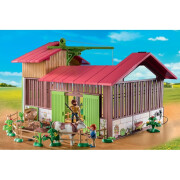 Juego de construcción de granja con paneles solares Playmobil