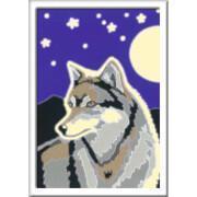 Número de arte mini retrato de un lobo Ravensburger