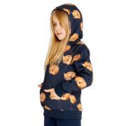 Sweatshirt sudadera con capucha para bebés Snurk Fan Palm Gots