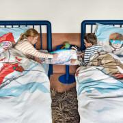 Funda nórdica y funda de almohada para niños Snurk Ski