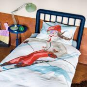 Funda nórdica y funda de almohada para niños Snurk Ski