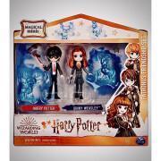 Figuritas harry potter y harry ginny Spin Master Hpotter (x2)