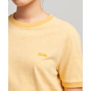Camiseta de algodón orgánico en contraste para niñas Superdry Vintage Logo